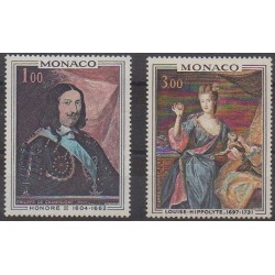 Monaco - 1969 - Nb 797/798 - Paintings - Royalty