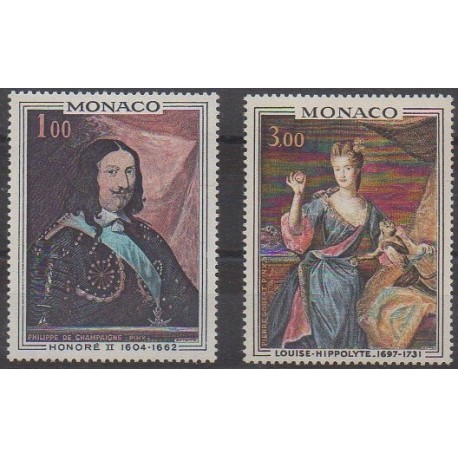 Monaco - 1969 - Nb 797/798 - Paintings - Royalty