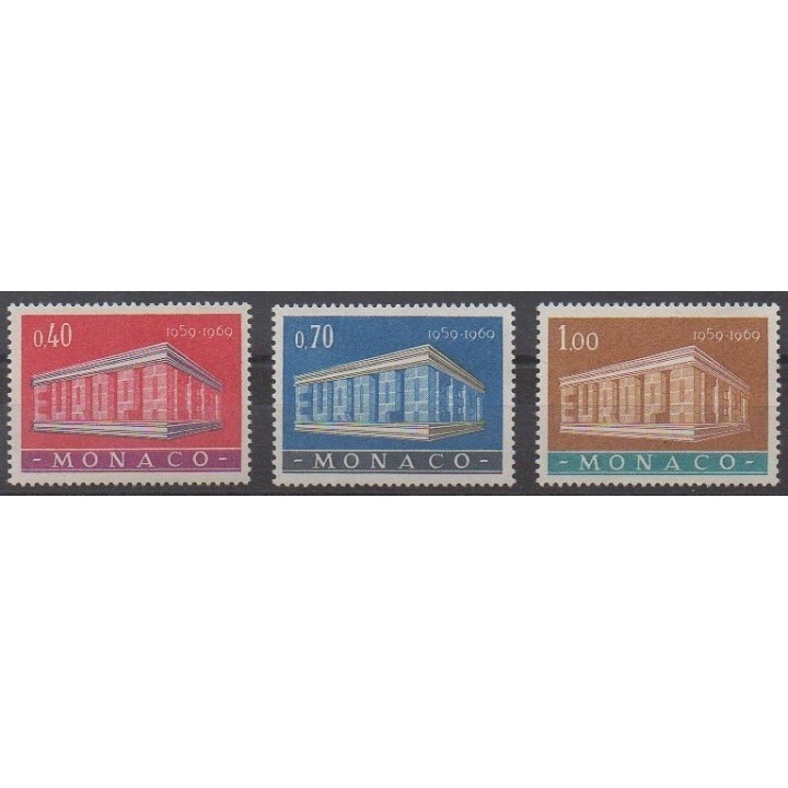 Buy this set of stamps of Monaco of the year 1969 (Nb 789/791).