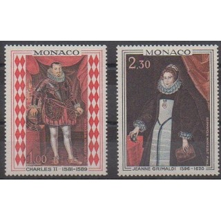 Acheter cette série de timbres de Monaco de l'année 1968 (No 770/771).