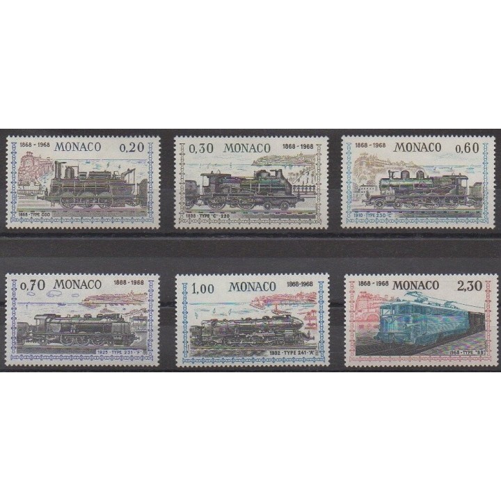 Buy this set of stamps of Monaco of the year 1968 (Nb 752/757).