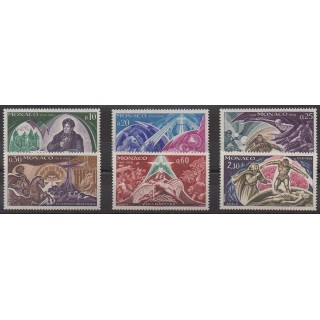 Acheter cette série de timbres de Monaco de l'année 1968 (No 758/763).