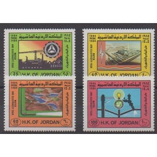 Buy this set of stamps of Jordan of the year 1984 (Nb 1142/1145).