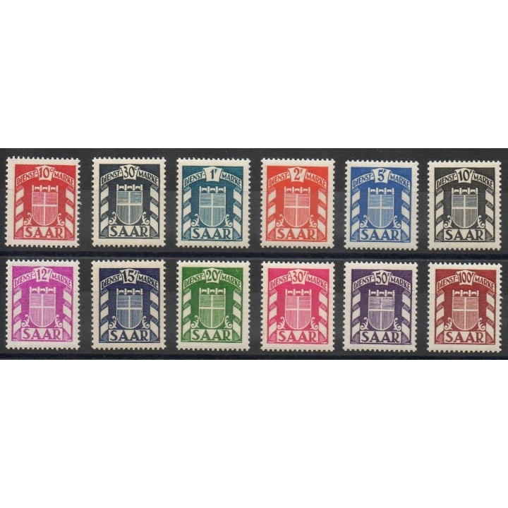 Timbres  - Sarre - 1949 - No S27/S38