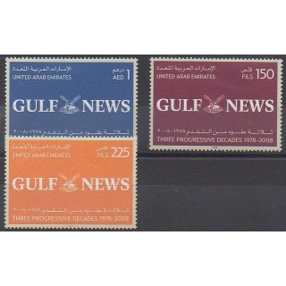 Buy this set of stamps of United Arab Emirates of the year 2008 (Nb 913/915).