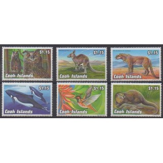 Buy this set of stamps of Cook Islands of the year 1992 (Nb 1043/1048).