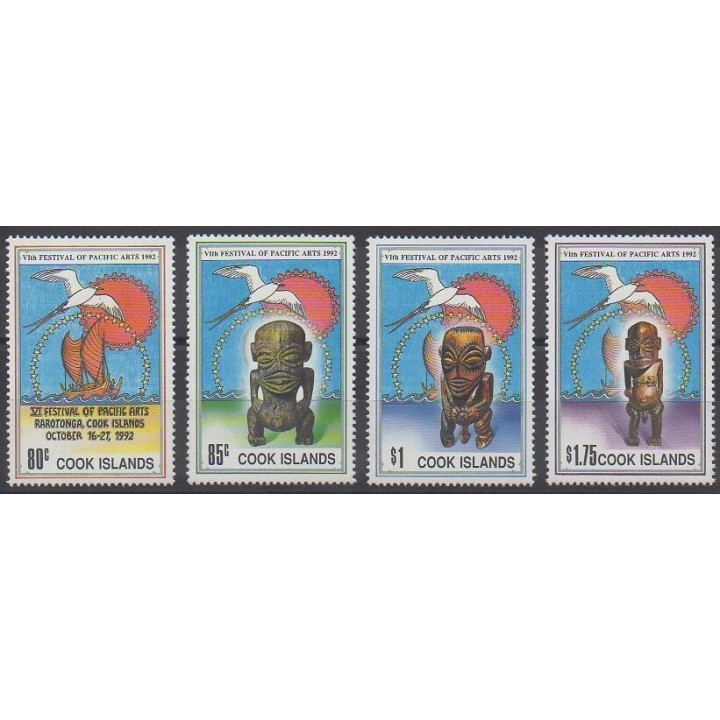 Buy this set of stamps of Cook Islands of the year 1992 (Nb 1055/1058).