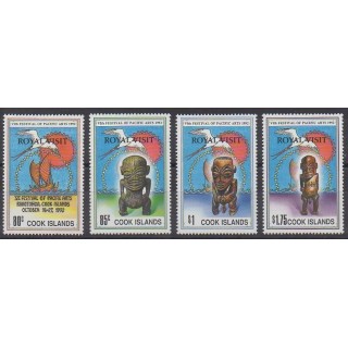 Acheter cette série de timbres des îles  Cook  de l'année 1992 (No 1059/1062).