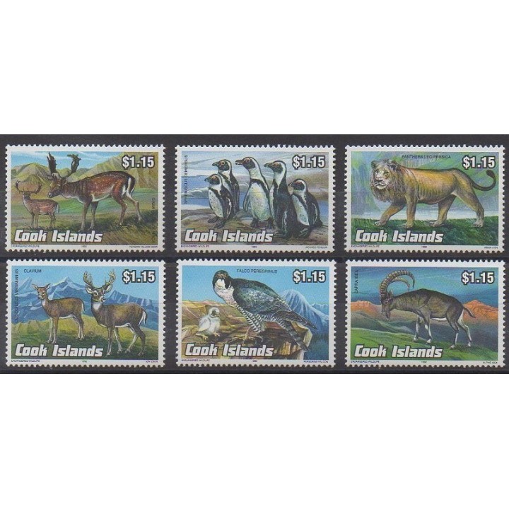 Buy this set of stamps of Cook Islands of the year 1992 (Nb 1071/1076).