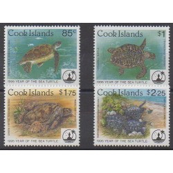 Cook (Islands) - 1995 - Nb 1134/1137 - Reptils