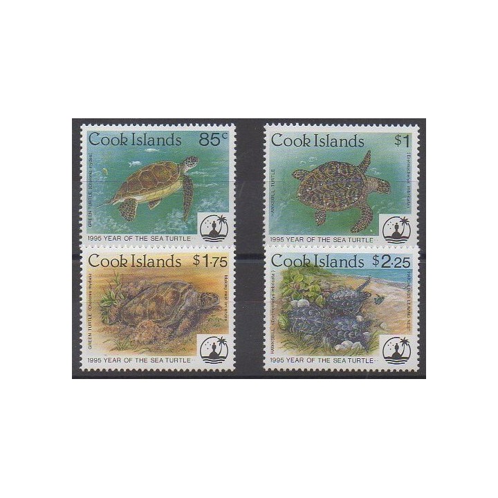 Acheter cette série de timbres des îles  Cook  de l'année 1995 (No 1134/1137).