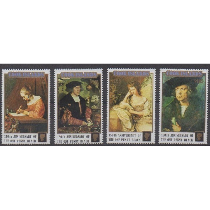 Acheter cette série de timbres des îles  Cook  de l'année 1990 (No 1006/1009).