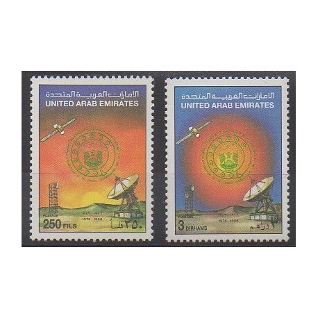 United Arab Emirates - 1986 - Nb 191/192 - Telecommunications