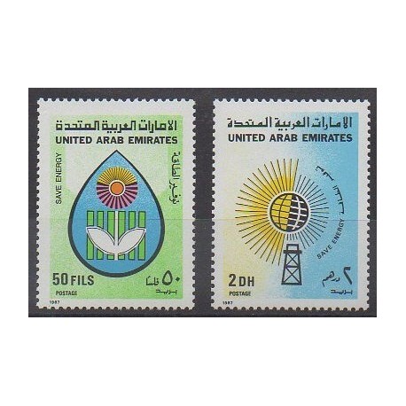 United Arab Emirates - 1987 - Nb 214/215 - Environment