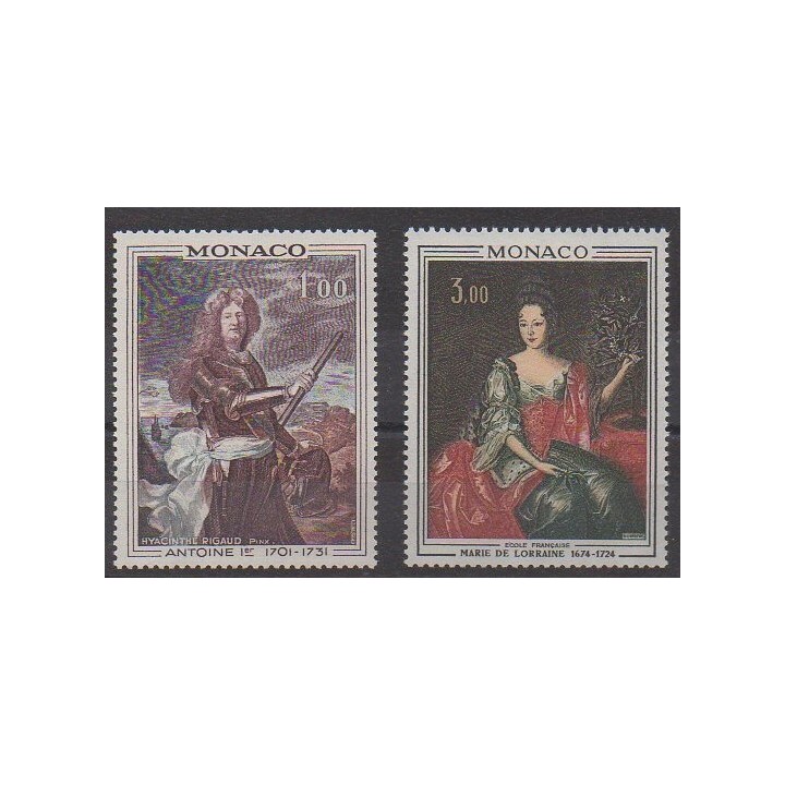 Acheter cette série de timbres de Monaco de l'année 1972 (No 874/875).