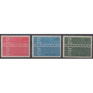 Buy this set of stamps of Monaco of the year 1971 (Nb 863/865).
