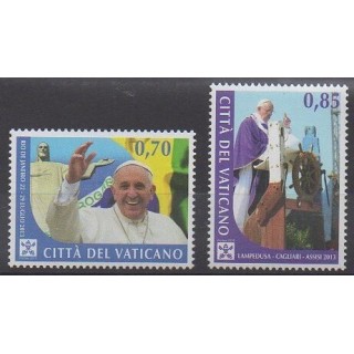 Buy this set of stamps of Vatican of the year 2014 (Nb 1676/1677).