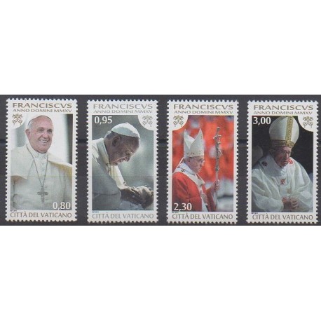 Vatican - 2015 - No 1680/1683 - Papauté