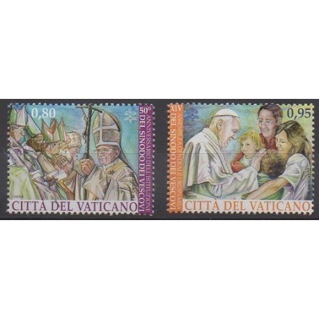 Vatican - 2015 - No 1693/1694 - Papauté