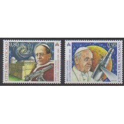 Vatican - 2015 - Nb 1707/1708 - Pope - Astronomy