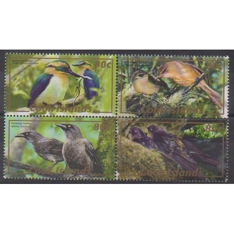 Cook (Islands) - 2007 - Nb 1255/1258 - Birds