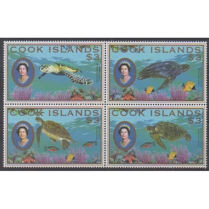 Acheter cette série de timbres des îles  Cook  de l'année 2007 (No 1279/1282).