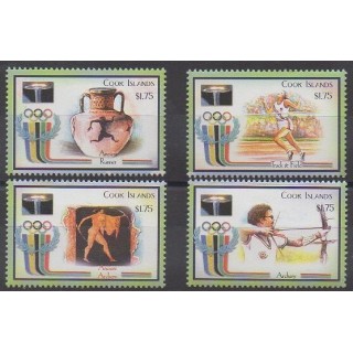 Acheter cette série de timbres des îles  Cook  de l'année 2000 (No 1185/1188).