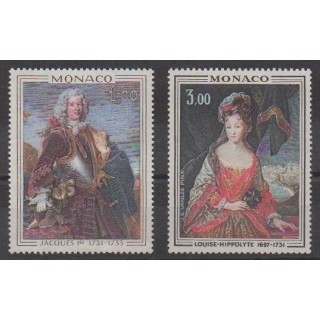Acheter cette série de timbres de Monaco de l'année 1972 (No 914/915).