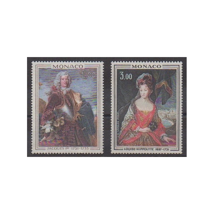Acheter cette série de timbres de Monaco de l'année 1972 (No 914/915).