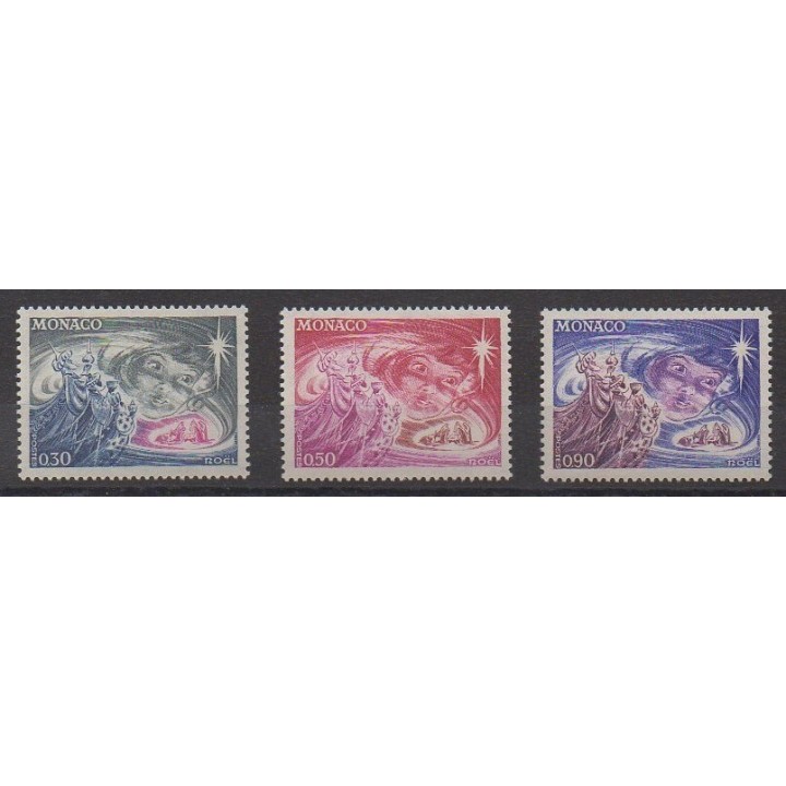 Acheter cette série de timbres de Monaco de l'année 1972 (No 900/902).