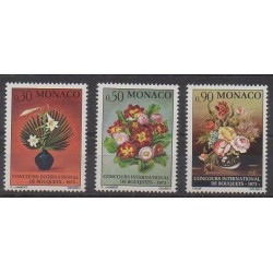 Monaco - 1972 - Nb 897/899 - Flowers