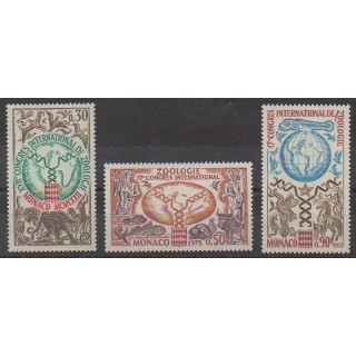 Acheter cette série de timbres de Monaco de l'année 1972 (No 894/896).