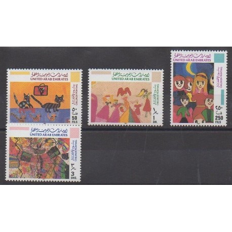 United Arab Emirates - 1997 - Nb 539/542 - Children's drawings