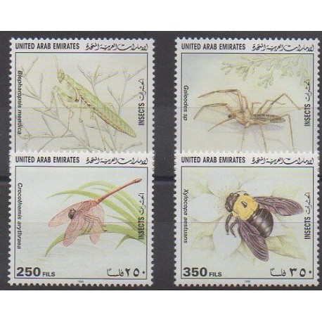 United Arab Emirates - 1998 - Nb 557/560 - Insects