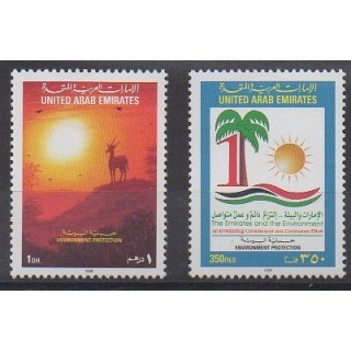 Acheter cette série de timbres des Emirats arabes unis de l'année 1998 (No 571/572).