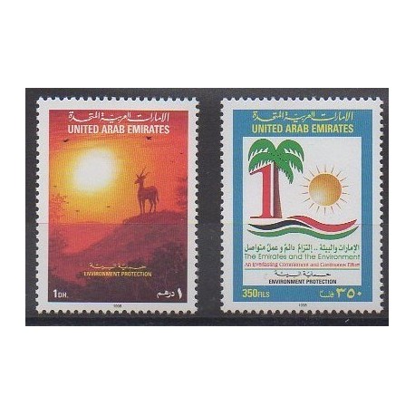 United Arab Emirates - 1998 - Nb 571/572 - Environment
