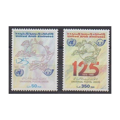 Emirats arabes unis - 1999 - No 601/602 - Service postal