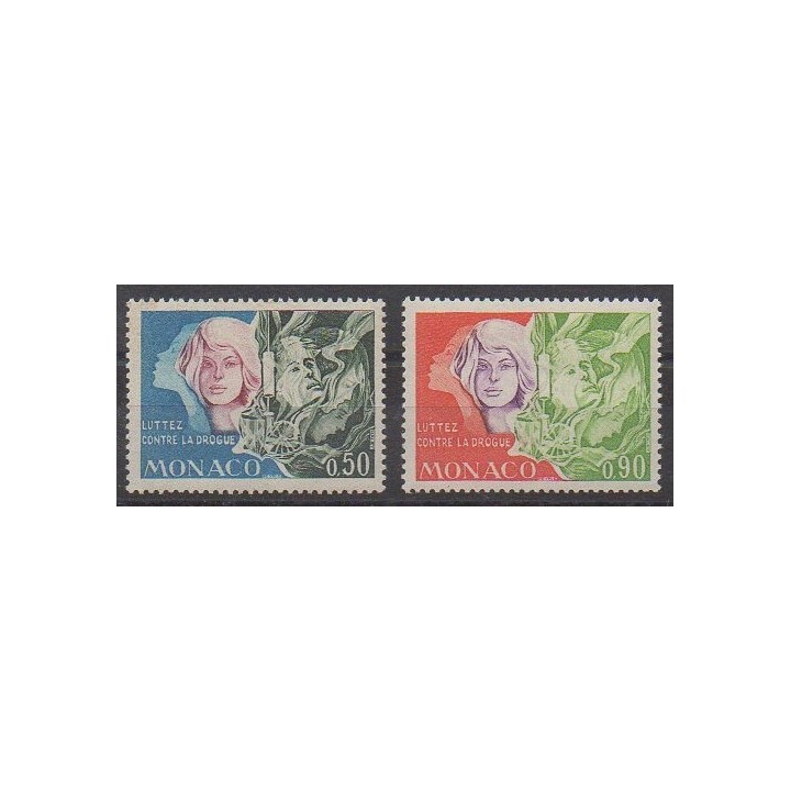 Buy this set of stamps of Monaco of the year 1973 (Nb 931/932).