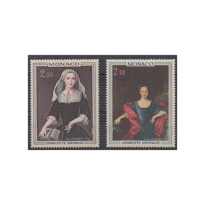 Acheter cette série de timbres de Monaco de l'année 1973 (No 946/947).