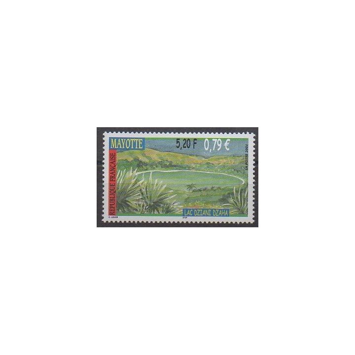 Buy this stamp of Mayotte of the year 2001 (Nb 110).