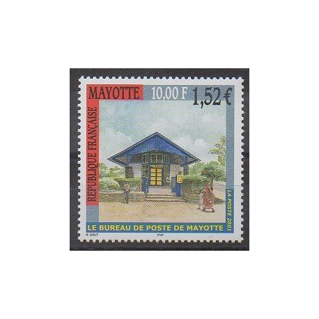 Mayotte - 2001 - Nb 109 - Postal Service