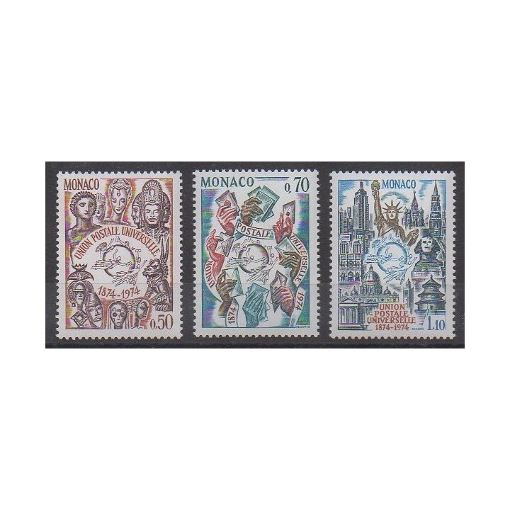 Buy this set of stamps of Monaco of the year 1974 (Nb 953/955).