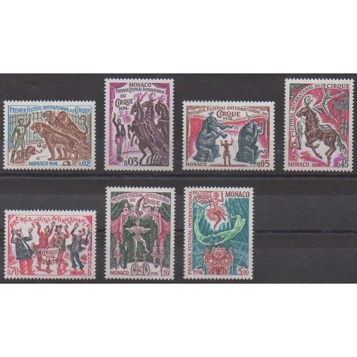 Buy this set of stamps of Monaco of the year 1974 (Nb 973/979).