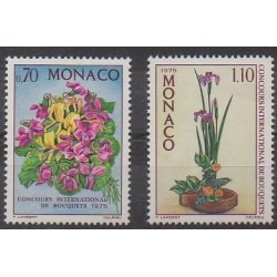 Monaco - 1974 - No 984/985 - Fleurs