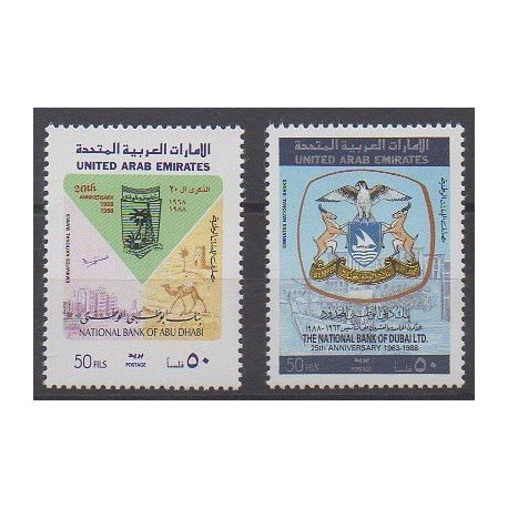 Emirats arabes unis - 1988 - No 244/245