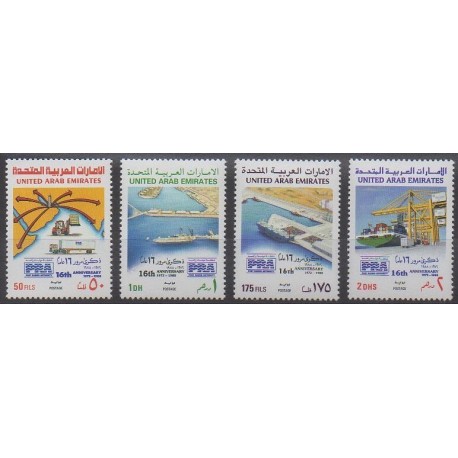 United Arab Emirates - 1988 - Nb 246/249 - Boats