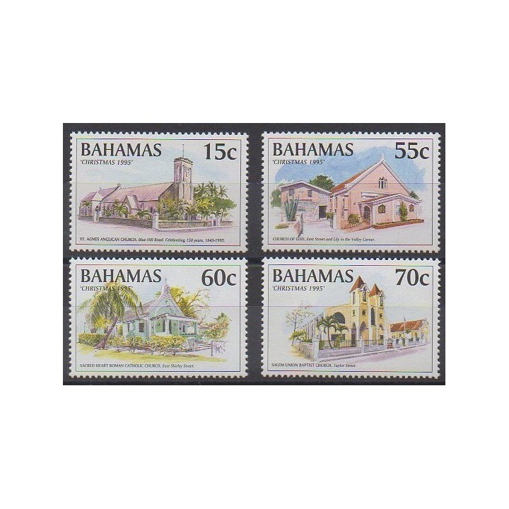 Buy this set of stamps of Bahamas of the year 1995 (Nb 868/871).