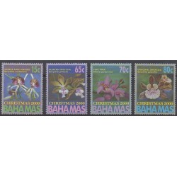 Bahamas - 2000 - Nb 1047/1050 - Orchids - Christmas