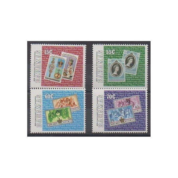 Acheter cette série de timbres des Bahamas de l'année 1993 (No 791/794).