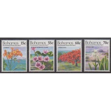 Bahamas - 1993 - No 799/802 - Environnement - Fleurs